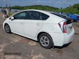 2012 Toyota Prius One with VIN JTDKN3DU4C1600897, listed as a IAAI auction lot 42152349 with 185,611 mi miles. Bid and sale history available at carsss.com. Image 3.