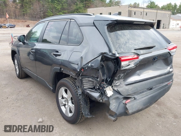 2021 Toyota RAV4 Hybrid LE with VIN 4T3LWRFV3MU041338, listed as a IAAI auction lot 42106979 with 48,765 mi miles. Bid and sale history available at carsss.com. Image 14.