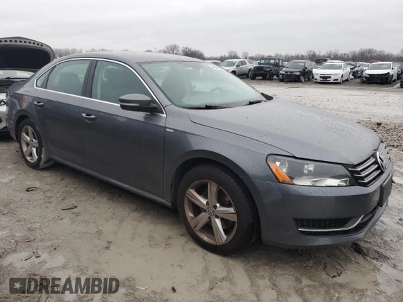 2014 Volkswagen Passat S with VIN 1VWAS7A31EC037092, listed as a Copart auction lot 42245805 with 113,053 mi miles and Salvage Title. Bid and sale history available at carsss.com. Image 4.