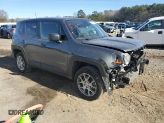 2023 Jeep Renegade Latitude with VIN ZACNJDB11PPP31764, listed as a Copart auction lot 88681705 with 12,593 mi miles and Salvage Title. Bid and sale history available at carsss.com. Image 4.
