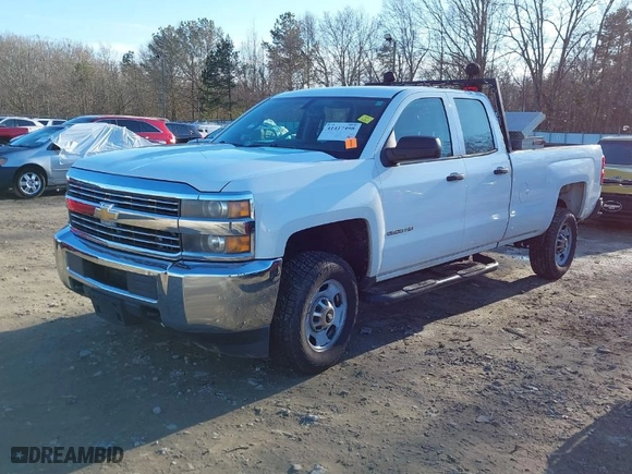 2015 Chevrolet Silverado 2500HD Built After Aug 14 Work Truck with VIN 1GC2CUEG0FZ104795, listed as a IAAI auction lot 41417498 with NaN miles. Bid and sale history available at carsss.com. Image 2.