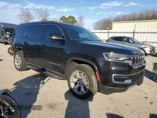 2022 Jeep Wagoneer Series II with VIN 1C4SJUBT2NS168092, listed as a Copart auction lot 47606775 with 61,695 mi miles and Salvage title. Bid and sale history available at DreamBid. Image 4.