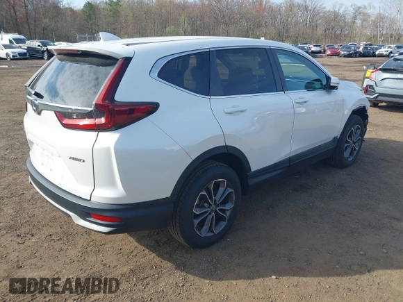 2020 Honda CR-V EX with VIN 2HKRW2H50LH687568, listed as a IAAI auction lot 41984058 with 36,597 mi miles and . Bid and sale history available at DreamBid. Image 4.