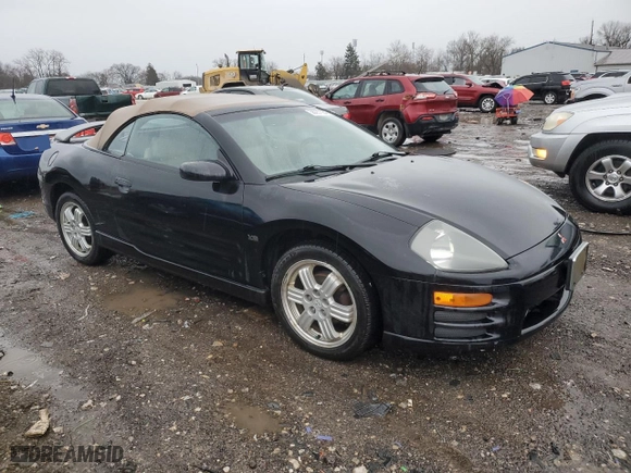 2001 Mitsubishi Eclipse GT with VIN 4A3AE85H01E048182, listed as a Copart auction lot 38087884 with 113,205 mi miles and Clean Title. Bid and sale history available at carsss.com. Image 4.