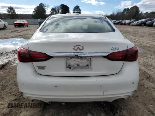 2021 Infiniti Q50 Luxe with VIN JN1EV7BP9MM705892, listed as a Copart auction lot 58545575 with Not provided miles and Salvage title. Bid and sale history available at DreamBid. Image 6.