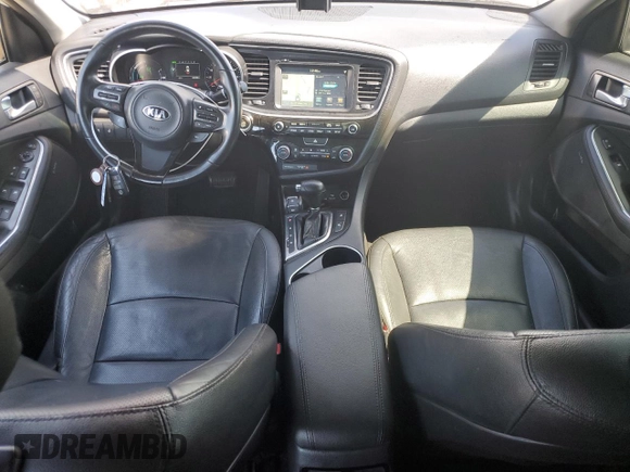 2015 Kia Optima Hybrid EX with VIN KNAGN4AD3F5087765, listed as a Copart auction lot 73155834 with 195,098 mi miles and Salvage Title. Bid and sale history available at carsss.com. Image 8.