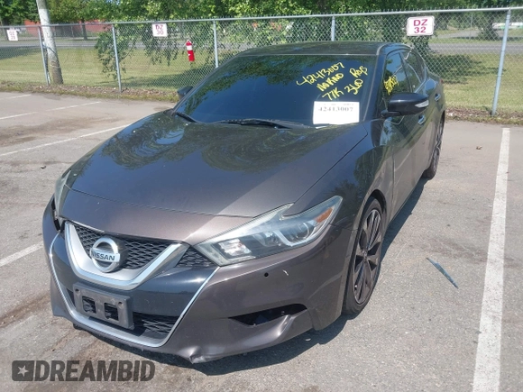 2016 Nissan Maxima SL with VIN 1N4AA6AP5GC403731, listed as a IAAI auction lot 42413007 with 77,503 mi miles and . Bid and sale history available at DreamBid. Image 17.
