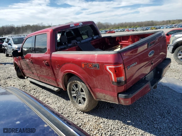 2016 Ford F-150 XLT with VIN 1FTEW1EF8GFB94842, listed as a Copart auction lot 49693255 with 105,289 mi miles and Salvage Title. Bid and sale history available at carsss.com. Image 2.