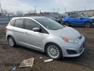 2013 Ford C-Max SE with VIN 1FADP5AUXDL547329, listed as a Copart auction lot 46392195 with 196,995 mi miles and Salvage Title. Bid and sale history available at carsss.com. Image 4.
