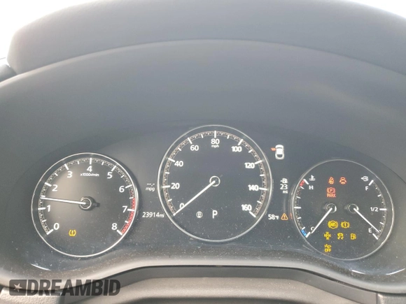 2023 Mazda CX-30 S Carbon Edition with VIN 3MVDMBCM6PM512481, listed as a Copart auction lot 86680724 with 23,914 mi miles and Salvage Title. Bid and sale history available at DreamBid. Image 9.