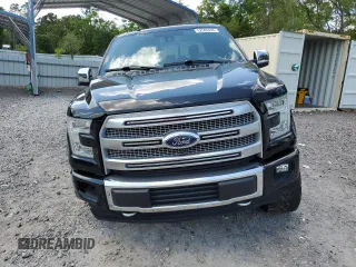 2017 Ford F-150 XL with VIN 1FTEW1EF0HFC80308, listed as a Copart auction lot 52505435 with 95,568 mi miles and Salvage title. Bid and sale history available at DreamBid. Image 5.