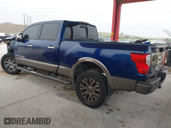 2016 Nissan Titan Platinum Reserve z VIN 1N6BA1F20GN509360, wystawiony jako IAAI lot #41921670 z przebiegiem 164 784 mil mil oraz . Historia ofert i sprzedaży dostępna na DreamBid. Obrazek 15.