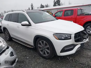 2021 Mercedes-Benz GLS with VIN 4JGFF5KE6MA396218, listed as a IAAI auction lot 41047839 with 32,165 mi miles. Bid and sale history available at carsss.com. Image 1.