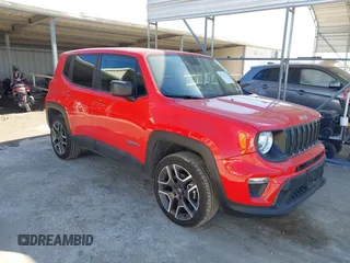 2020 Jeep Renegade Sport z VIN ZACNJBAB3LPM09233, wystawiony jako IAAI lot #41751376 z przebiegiem 71 900 mil mil oraz . Historia ofert i sprzedaży dostępna na DreamBid. Obrazek 1.