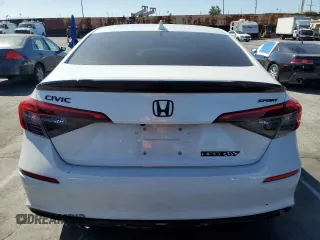 2022 Honda Civic Sedan Sport with VIN 2HGFE2F52NH607192, listed as a Copart auction lot 50379335 with 27,888 mi miles and Salvage Title. Bid and sale history available at carsss.com. Image 6.