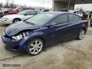 2013 Hyundai Elantra GLS with VIN 5NPDH4AE8DH225996, listed as a Copart auction lot 49893525 with 118,792 mi miles and Salvage Title. Bid and sale history available at carsss.com. Image 1.