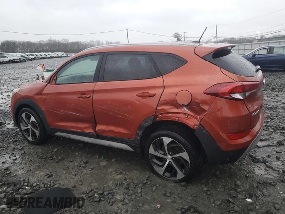 2017 Hyundai Tucson Sport z VIN KM8J33A25HU479951, wystawiony jako Copart lot #47854555 z przebiegiem 103 818 mil mil oraz Szkoda całkowita • Salvage title. Historia ofert i sprzedaży dostępna na DreamBid. Obrazek 2.