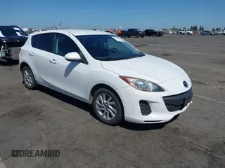 2013 Mazda 3 i Touring with VIN JM1BL1LP6D1734530, listed as a IAAI auction lot 42495142 with 152,614 mi miles and . Bid and sale history available at DreamBid. Image 1.