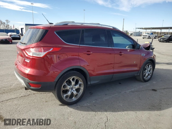2013 Ford Escape Titanium with VIN 1FMCU0J94DUA93954, listed as a Copart auction lot 46627755 with 112,753 mi miles and Salvage Title. Bid and sale history available at carsss.com. Image 3.