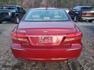 2011 Hyundai Azera Limited with VIN KMHFC4DF6BA552313, listed as a Copart auction lot 82282354 with 0 mi miles and Clean Title. Bid and sale history available at carsss.com. Image 6.