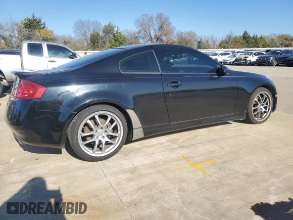 2007 Infiniti G35 Coupe with VIN JNKCV54E87M908571, listed as a Copart auction lot 77526174 with 0 mi miles and Salvage Title. Bid and sale history available at carsss.com. Image 3.
