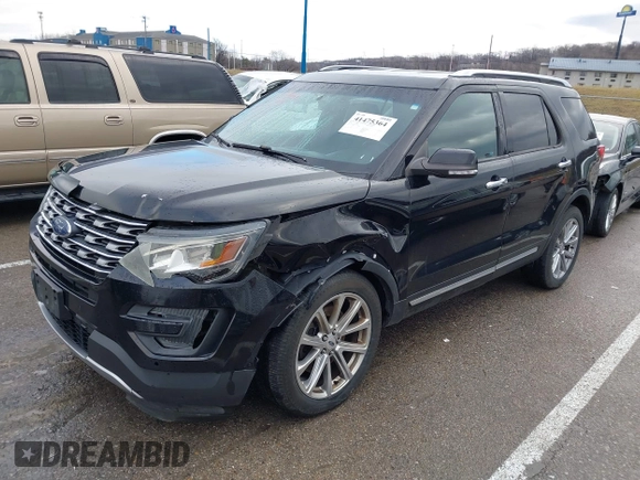 2016 Ford Explorer Limited with VIN 1FM5K7F89GGA48356, listed as a IAAI auction lot 41475364 with 265,086 mi miles and . Bid and sale history available at DreamBid. Image 2.