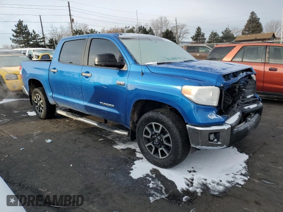 2016 Toyota Tundra SR5 z VIN 5TFDW5F14GX571148, wystawiony jako Copart lot #45491795 z przebiegiem 95 623 mil mil oraz Szkoda całkowita • Salvage title. Historia ofert i sprzedaży dostępna na DreamBid. Obrazek 4.