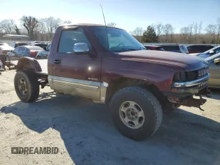 2002 Chevrolet Silverado 1500 LS with VIN 1GCEK14T02Z125766, listed as a Copart auction lot 47997915 with 201,882 mi miles and Salvage Title. Bid and sale history available at carsss.com. Image 4.