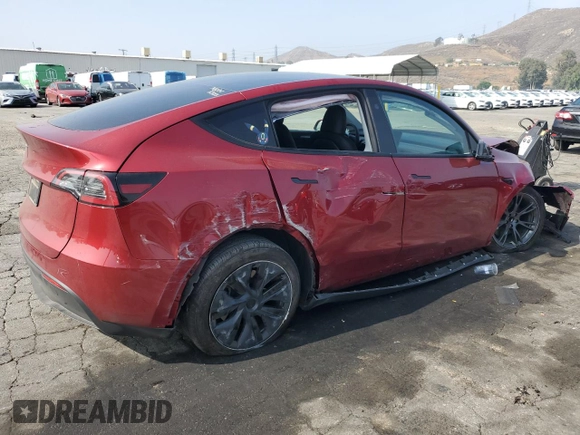 2024 Tesla Model Y с VIN 7SAYGDED3RF166676, выставлен на аукционе Copart как лот 60792165 с пробегом 22 445 миль миль и Списание • Salvage title. История ставок и продаж доступна на DreamBid. Изображение 3.