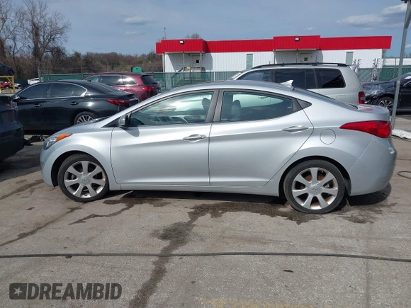 2013 Hyundai Elantra Limited with VIN 5NPDH4AE2DH191473, listed as a IAAI auction lot 41856481 with 54,705 mi miles and . Bid and sale history available at DreamBid. Image 14.