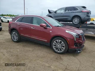 2017 Cadillac XT5 Premium Luxury AWD with VIN 1GYKNERSXHZ303283, listed as a Copart auction lot 58002925 with 55,867 mi miles and Clean title. Bid and sale history available at DreamBid. Image 4.