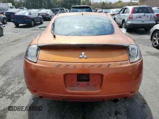 2007 Mitsubishi Eclipse GT with VIN 4A3AK34T47E003109, listed as a Copart auction lot 53641194 with 128,189 mi miles and Clean Title. Bid and sale history available at carsss.com. Image 6.