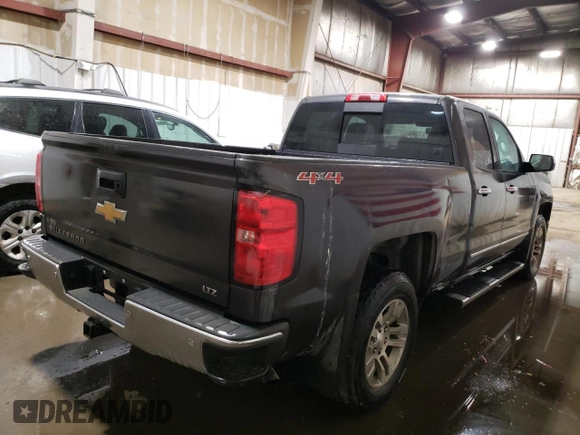 2014 Chevrolet Silverado 1500 LTZ with VIN 1GCVKSEC0EZ377719, listed as a Copart auction lot 52186575 with 62,580 mi miles and Salvage Title. Bid and sale history available at DreamBid. Image 3.