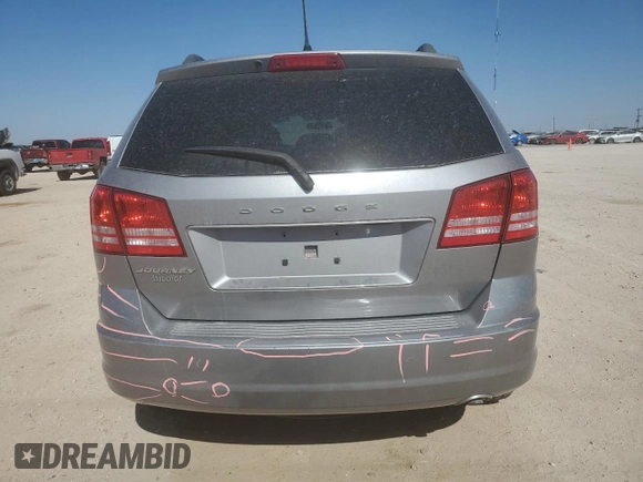 2018 Dodge Journey SE with VIN 3C4PDCAB2JT257475, listed as a Copart auction lot 50885395 with 88,850 mi miles and Salvage Title. Bid and sale history available at DreamBid. Image 6.