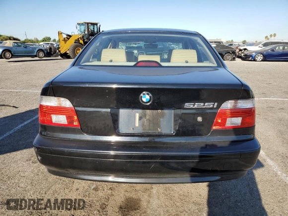 2003 BMW 5 Series 525i with VIN WBADT33433GF43797, listed as a Copart auction lot 70476904 with 194,319 mi miles and Salvage Title. Bid and sale history available at carsss.com. Image 6.