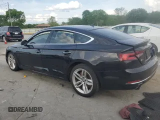 2019 Audi A5 Sportback Premium with VIN WAUANCF51KA051205, listed as a Copart auction lot 54064715 with Not provided miles and Salvage title. Bid and sale history available at DreamBid. Image 2.