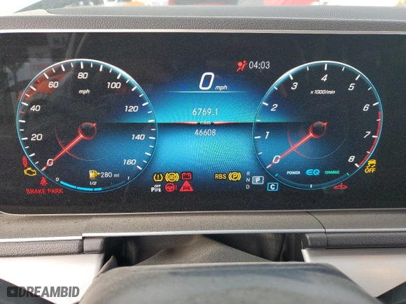 2020 Mercedes-Benz GLE with VIN 4JGFB8GB4LA291185, listed as a Copart auction lot 45913475 with 46,608 mi miles and Salvage Title. Bid and sale history available at carsss.com. Image 9.
