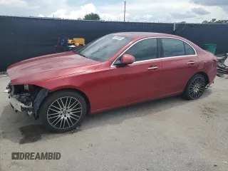 2022 Mercedes-Benz C 300 with VIN W1KAF4GB7NR015749, listed as a Copart auction lot 63586085 with 44,838 mi miles and Clean title. Bid and sale history available at DreamBid. Image 1.