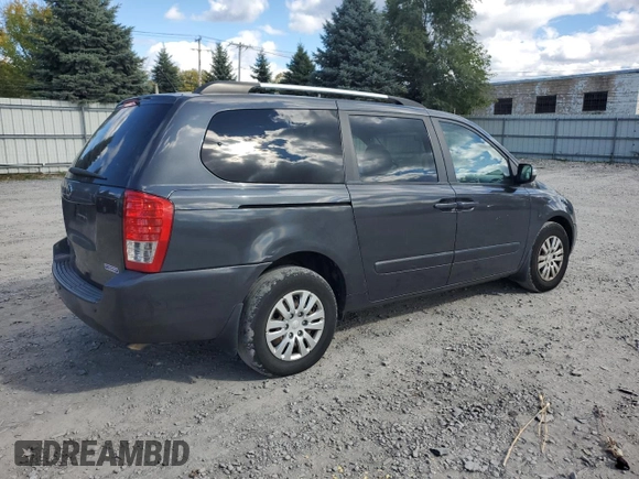 2014 Kia Sedona LX with VIN KNDMG4C77E6580218, listed as a Copart auction lot 74836914 with 159,039 mi miles and Salvage Title. Bid and sale history available at carsss.com. Image 3.