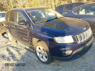 2012 Jeep Compass Sport with VIN 1C4NJCBA8CD635118, listed as a IAAI auction lot 41767917 with 162,054 mi miles. Bid and sale history available at carsss.com. Image 1.