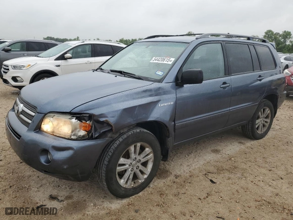 2006 Toyota Highlander Hybrid with VIN JTEEW21A760013419, listed as a Copart auction lot 54420615 with 248,666 mi miles and Clean Title. Bid and sale history available at carsss.com. Image 1.