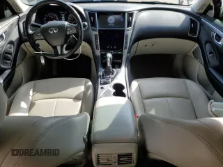 2017 Infiniti Q50 Sport with VIN JN1EV7AP7HM738218, listed as a Copart auction lot 46618795 with 96,763 mi miles and Non repairable. Bid and sale history available at DreamBid. Image 8.