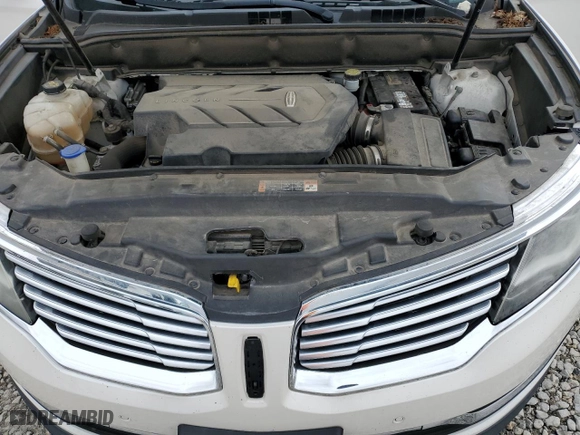 2016 Lincoln MKX Reserve with VIN 2LMTJ8LP9GBL90347, listed as a Copart auction lot 48155225 with 137,793 mi miles and Clean Title. Bid and sale history available at carsss.com. Image 12.