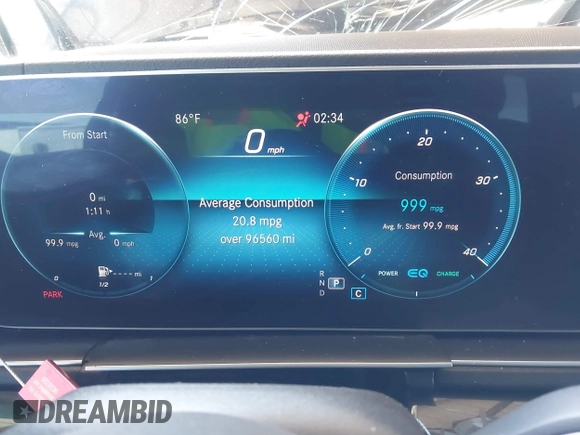 2020 Mercedes-Benz GLS 450 with VIN 4JGFF5KEXLA056309, listed as a IAAI auction lot 41832916 with 96,560 mi miles and . Bid and sale history available at DreamBid. Image 7.