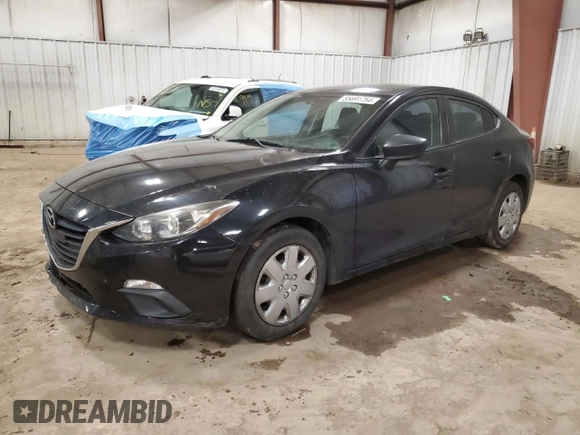 2015 Mazda 3 i SV with VIN JM1BM1T74F1241557, listed as a Copart auction lot 85691754 with 135,040 mi miles and Clean Title. Bid and sale history available at carsss.com. Image 1.