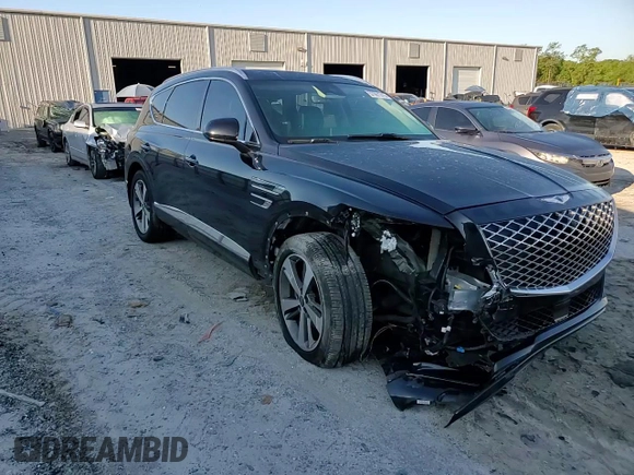 2021 Genesis GV80 with VIN KMUHBDSB0MU047236, listed as a Copart auction lot 57061315 with Not provided miles and Salvage title. Bid and sale history available at DreamBid. Image 14.