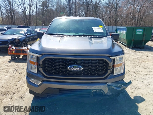 2021 Ford F-150 XL with VIN 1FTFW1E57MFB45980, listed as a IAAI auction lot 41775857 with 103,963 mi miles. Bid and sale history available at carsss.com. Image 12.