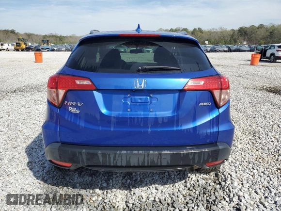 2018 Honda HR-V EX-L Navi with VIN 3CZRU6H70JM705809, listed as a Copart auction lot 49675845 with 81,995 mi miles and Salvage Title. Bid and sale history available at carsss.com. Image 6.