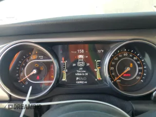 2020 Jeep Wrangler Unlimited Sahara with VIN 1C4HJXEN9LW247869, listed as a Copart auction lot 62697245 with 100,982 mi miles and Salvage title. Bid and sale history available at DreamBid. Image 9.