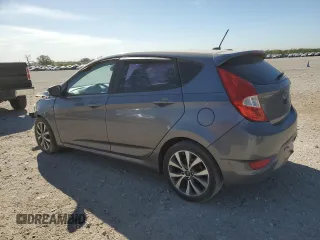 2016 Hyundai Accent Sport with VIN KMHCU5AE2GU249391, listed as a Copart auction lot 48917085 with 124,200 mi miles and Salvage Title. Bid and sale history available at carsss.com. Image 2.